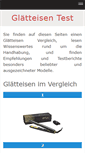 Mobile Screenshot of glaetteisen.com